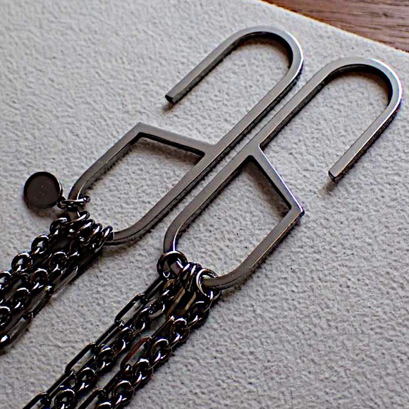 Authentic Dior Homme 04 AW Slimane CD Clasp Rare 4 Tier Chain Necklace - Picture 5 of 8